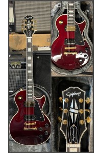 Epiphone Jerry Cantrell Wino Les Paul Custom Outfit - Dark Wine Red