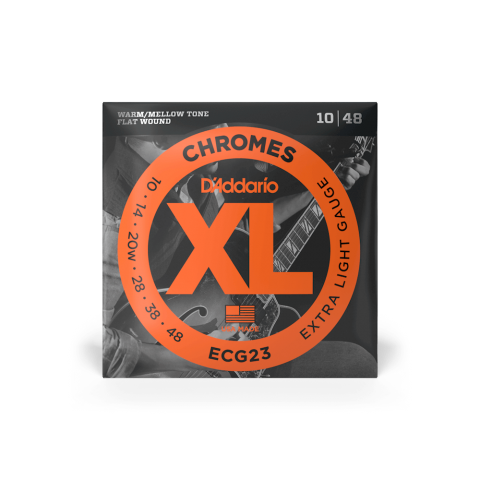 D'Addario XL Chromes ECG23 10-48