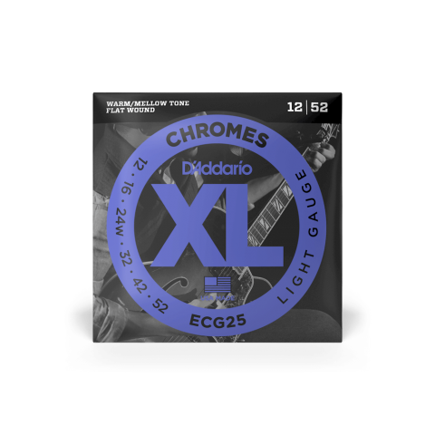 D'Addario XL Chromes ECG25 12-52