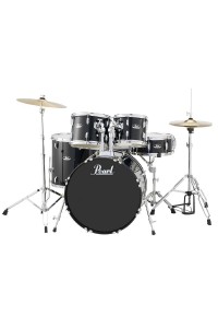 Pearl Roadshow 5-Piece Drum Set - Jet Black