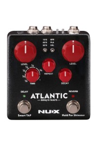 NUX Multi Delay and Reverb Effect Pedal with Inside Routing and Secondary Reverb Effects