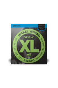 D'Addario EXL165-5 - D'addario Bass Xl Nckl Long Scale 5-stg 45-13