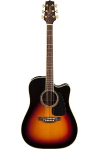 Takamine GD51CE-BSB Dreadnought Cutaway Acoustic-Electric Guitar, Sunburst