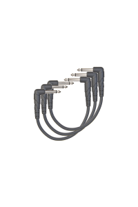 D'Addario's Classic Series Patch Cables - Right To Right 6" 3 Pack